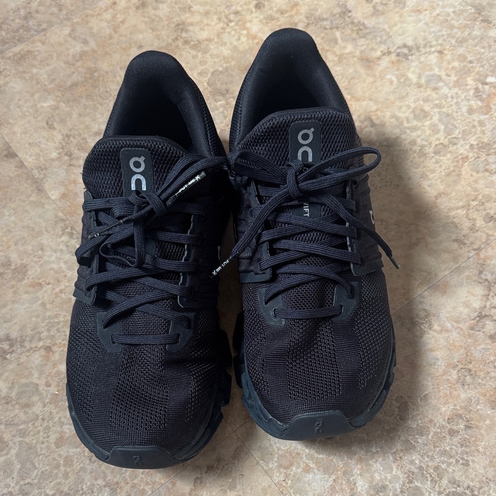 On Running Black Athletic Shoes